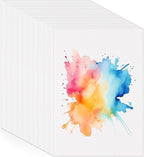 300 Sheets Watercolor Paper, 140 lb/300 GSM Cold Press Watercolor Paper Bulk by Prudiut