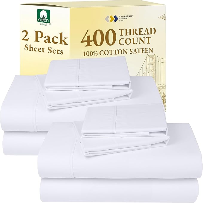 California Design Den 2-Pack Queen Bedsheet Sets by CaliforniaDesignDen
