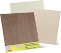 12 Pack Walnut Wood Plywood Sheets, Smooth Surface, Uniform Thickness, No Burrs by lilLittle