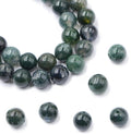 AD Beads Natural Gemstone Round Loose Beads 15" by ADBeads