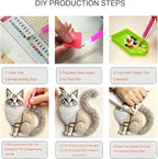 OJTOYART 5D Cat Special Shape Diamond Art Kits - Image 6