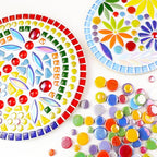 1.1 LB Round Glass Mosaic Tiles - Image 6