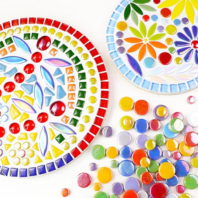 1.1 LB Round Glass Mosaic Tiles - Image 6