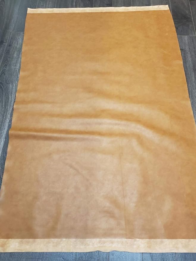 NAT Leathers | British Tan Pebbled Soft Faux Vegan Leather PU | 1 Yard Cut by - Image 3
