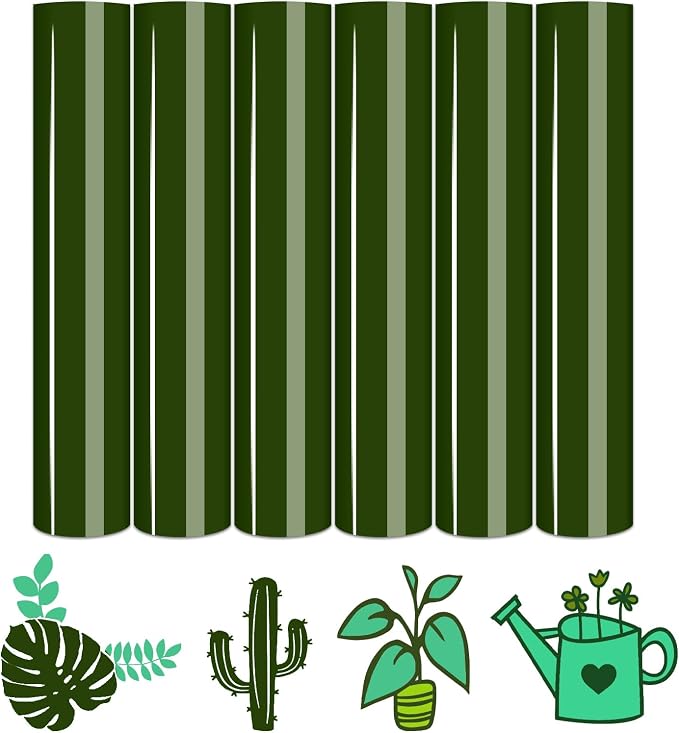 Tintnut Bronze Green Heat Transfer Vinyl, easy cut & weed, stretch washable by Tintnut