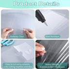 10 Pcs Heat Resistant Acetate Sheets, 5.8 X 8.3 Inch Clear Acetate Sheets - Image 5