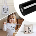 VinylRus Heat Transfer Vinyl-12” x 50ft Black Iron on Vinyl Roll - Image 2