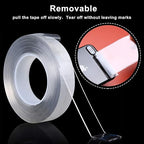Nano Double Sided Tape Heavy Duty, 16.4FT Multipurpose Strong Mounting Tape - Image 3