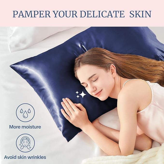 BEDELITE Satin Pillowcase for Hair and Skin, Super Soft Similar to Silk Pillow - Image 4