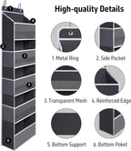 TYMENSH Gray Over Door Organizer - Image 4