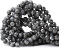 45PCS 8mm Natural Black Labradorite Gemstone Round Loose Beads Crystal Energy by CHEAVIAN
