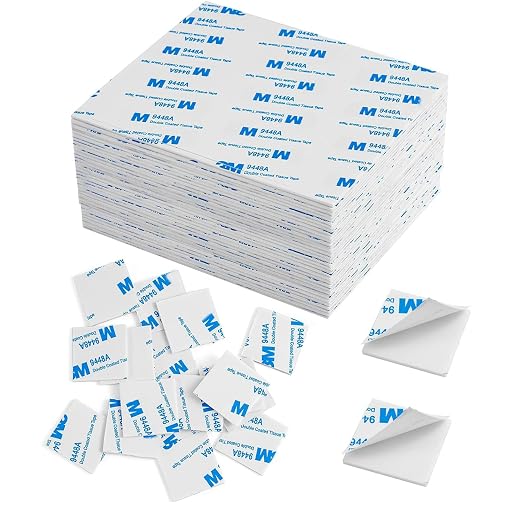 300Pcs Double Sided Foam Tape, Square Super-Sticky Double Sided Adhesive Pads by YGPHO