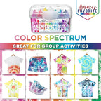 Tulip One-Step Tie-Dye Color Spectrum Tub, 24 Bottles, Rainbow Colors, - Image 4