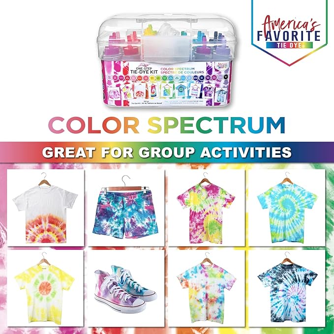 Tulip 20 Tie Dye, 24 Bottle Storage Tub, Color Spectrum - Image 4