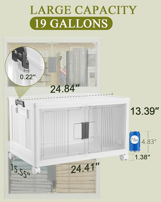 OlarHike 76QT Lockable Storage Bins - Image 8
