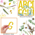 Bemeol 30 Sheets Large Letter Stickers 4 Inch Alphabet Letter Stickers Self - Image 4