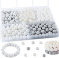 300Pcs Silicone Beads 9mm Mix Color, Bulk Silicone Beads 9mm by Kovict
