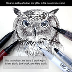 Kuretake Zig Inktober pen set, for Illustration, Manga Drawing, Lettering and - Image 6