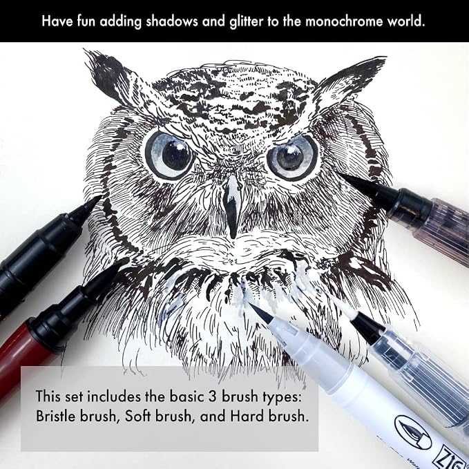 Kuretake Zig Inktober pen set, for Illustration, Manga Drawing, Lettering and - Image 6