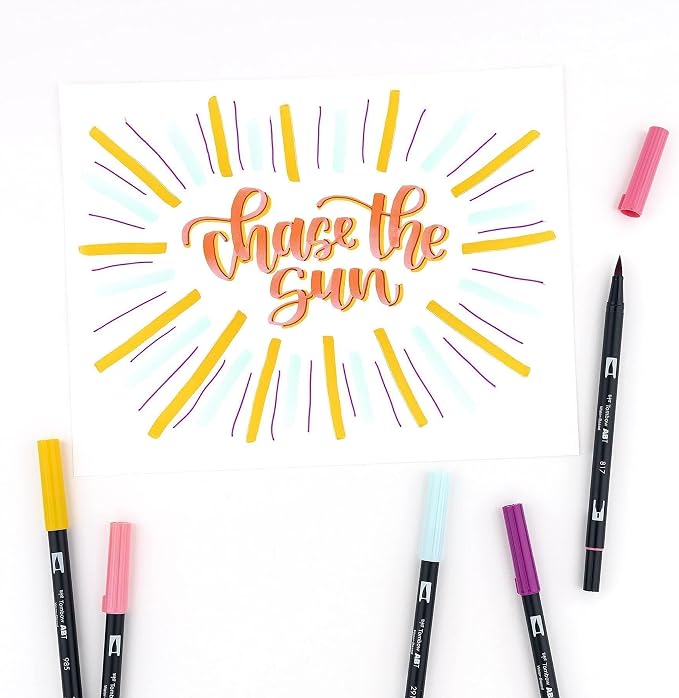 Tombow 56189 Dual Brush Pen Art Markers, Brush and Fine Tip Markers - Image 8