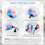 Honoson Mini Craft Iron Mini Heat Press Small Iron 3.93 x 2.36 x 2.76 in - Image 3