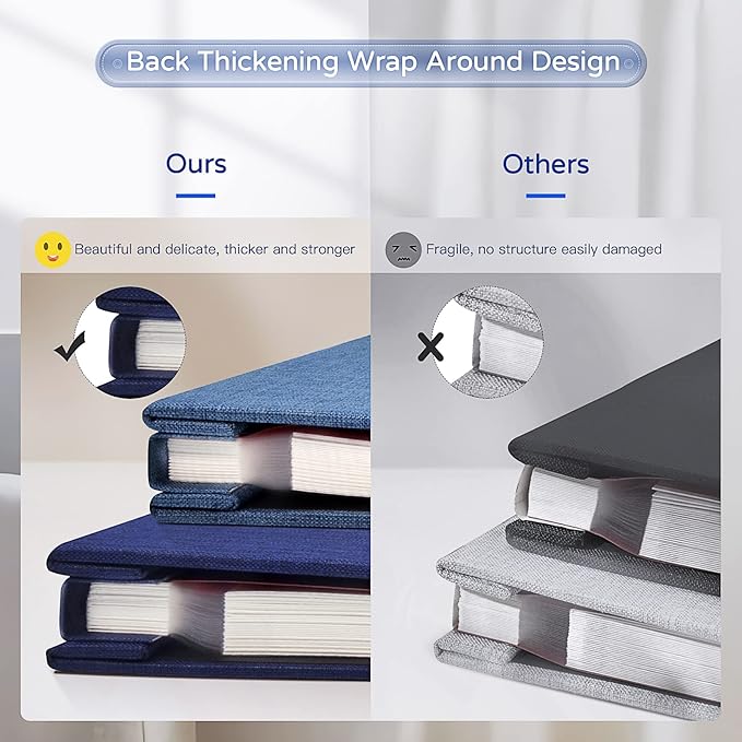 Popotop Large Photo Album Self Adhesive 4x6 5x7 8x10 Scrapbook Album DIY - Image 6