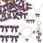 Bow Charms for Bracelet Jewelry Making Cute Bracelet Charms | 18Pcs, Bow Charms by Unknown