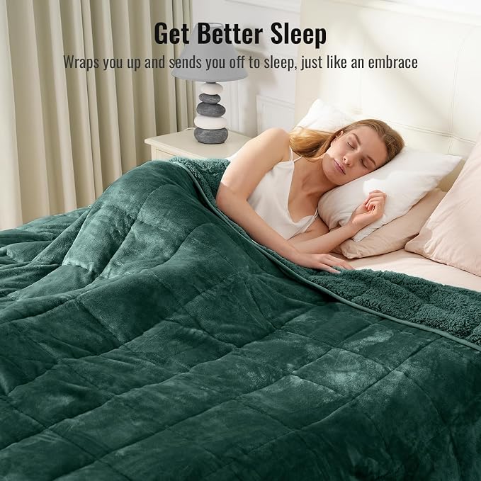 Uttermara Weighted Blankets for Adults Queen Size, 20lbs 60x80 inches Blanket - Image 3