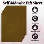 Biaungdo Brown Self Adhesive Felt Sheets, 8 x 12 Inch, Felts Fabric - Image 2