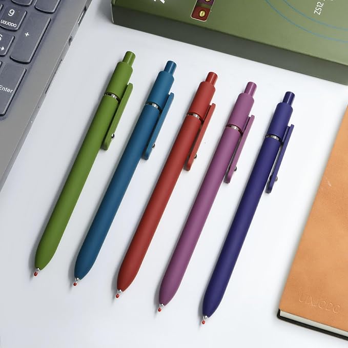 UIXJODO Gel Pens, High-End Series Metal Clip Retractable Pens - Image 3