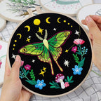 Nuberlic Moth Embroidery Kits for Beginners - Image 2