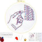 Crafmanoe Easy Hand Embroidery Kits by Unknown