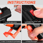 Mini Hot Glue Gun Kit：DEKOPRO 20Watt High Temp Glue Guns Tool - Image 2