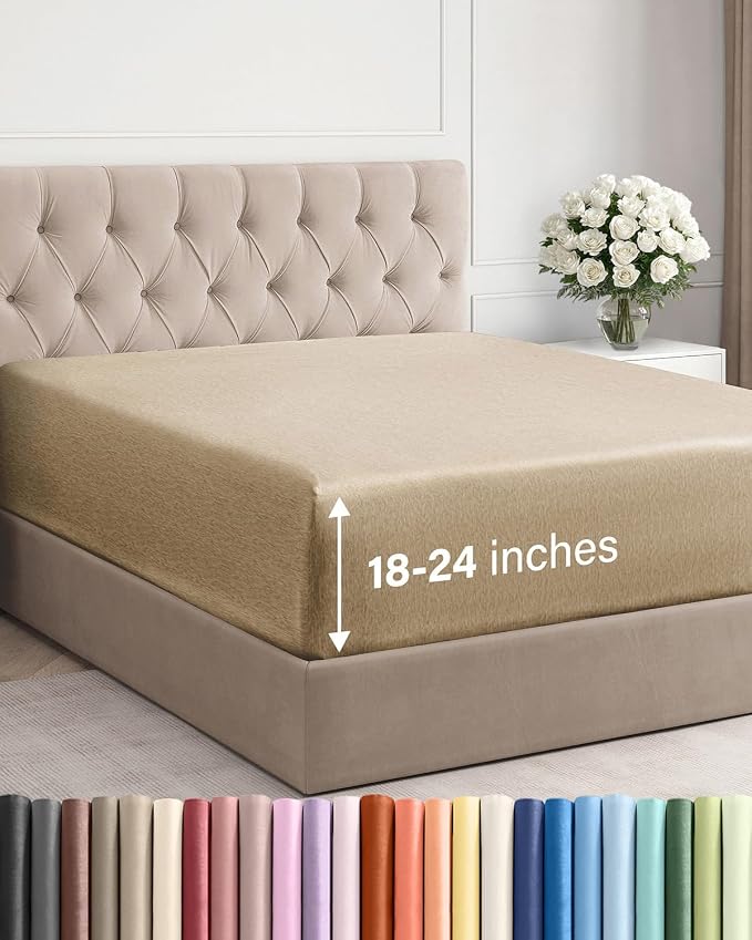 Extra Deep King Fitted Sheet by CGKUnlimited
