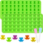 Sakolla Mini Frog Candy Molds, 100 Cavities Silicone Molds by Sakolla