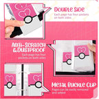 Card Binder 4 Pocket, Trading Card Holder Fits 400 Cards - Image 5