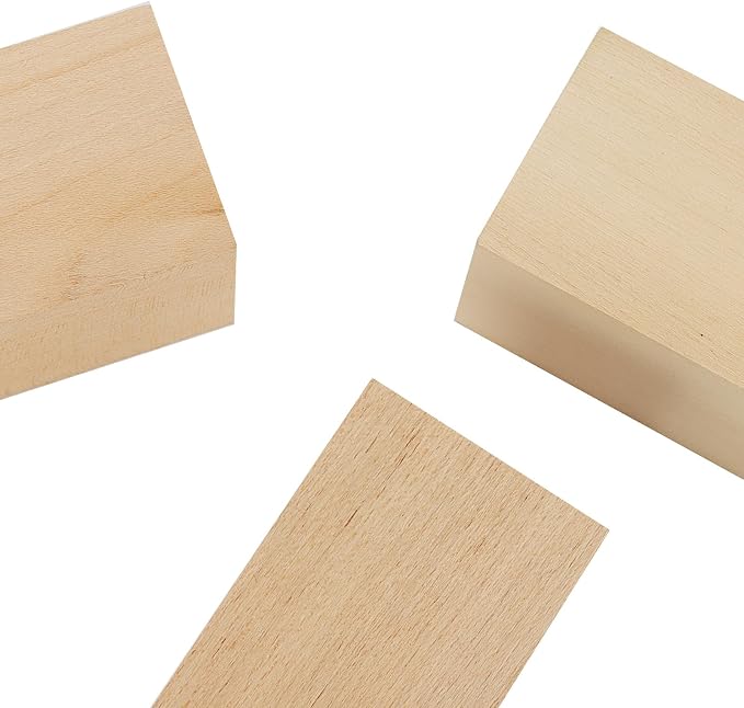 12 PCS 6x2x2 Inch Basswood Carving Blocks, Basswood Square Wood Blocks - Image 4