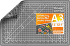 WorkLion Self Healing Cutting Mat: 12''x18'' Double Sided Craft Cutting Mat by WORKLION
