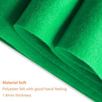 Jtnohx Color Felt, 1 Square Yard Felt Fabric, 1.4mm Thickness Flexible Craft - Image 5
