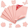 Peach Soft Felt Sheets for Crafts, 1.6mm Thick, Kids' Crafts, DIY Projects by Grainear