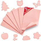 Peach Soft Felt Sheets for Crafts, 1.6mm Thick, Kids' Crafts, DIY Projects by Grainear