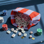 Mahjong Tile Bag Woven Clutch Purses - Image 3