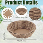 FREEBLOSS 6 Set Basket Weaving Kit Twine Basket Making Kit Creative Woven Bowl - Image 3