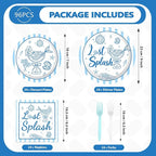 96Pcs Last Splash Bachelorette Party Decorations Beach Bachelorette Plates and - Image 2