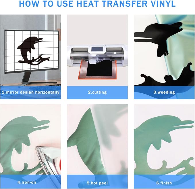 FUNKAKA Chameleon HTV Vinyl Roll Heat Transfer Vinyl - Image 4