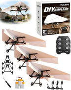 Rc Paper Airplane Motor Kit DIY Model Airplanes Launcher Construction Set by Hvcemi