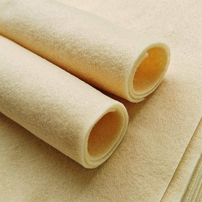 Jtnohx Color Felt, Soft Felt Sheets, 1.4mm Thick 8"x12" Handicraft Felt Fabrics - Image 3