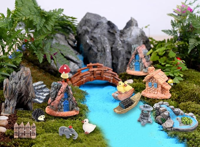 Fairy Garden Accessories Outdoor, 42 Zen Accessories, Miniature Decorations - Image 5
