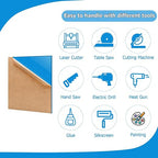 2 Pack 16'' x 20'' Opaque SkyBlue Acrylic Sheet, 3mm Thick Acrylic Plastic - Image 4