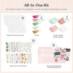 180 Pcs Acrylic Bookmark Blanks- 20 Set Bookmark Making Kit - Image 3